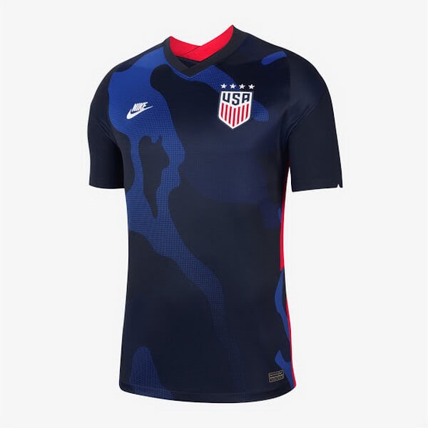 Camiseta Estados Unidos 2ª Kit 2020 Azul